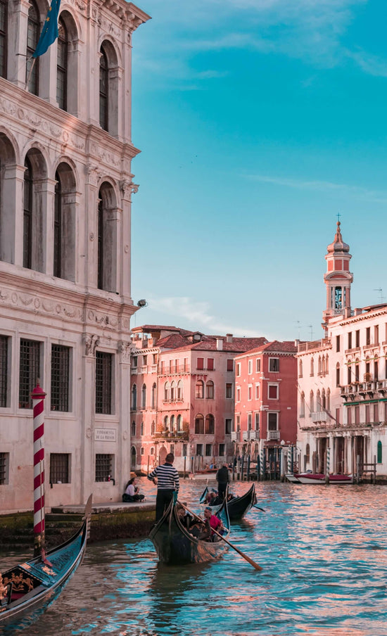 Bild von Venedig mit Gondolieri
