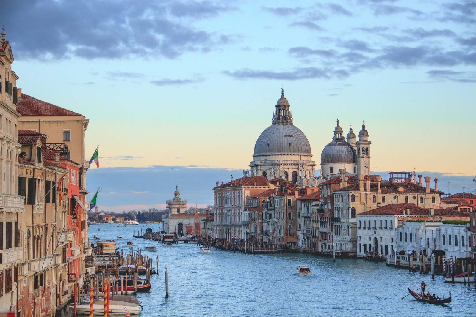 Foto von Venedig bei Sonnenuntergang