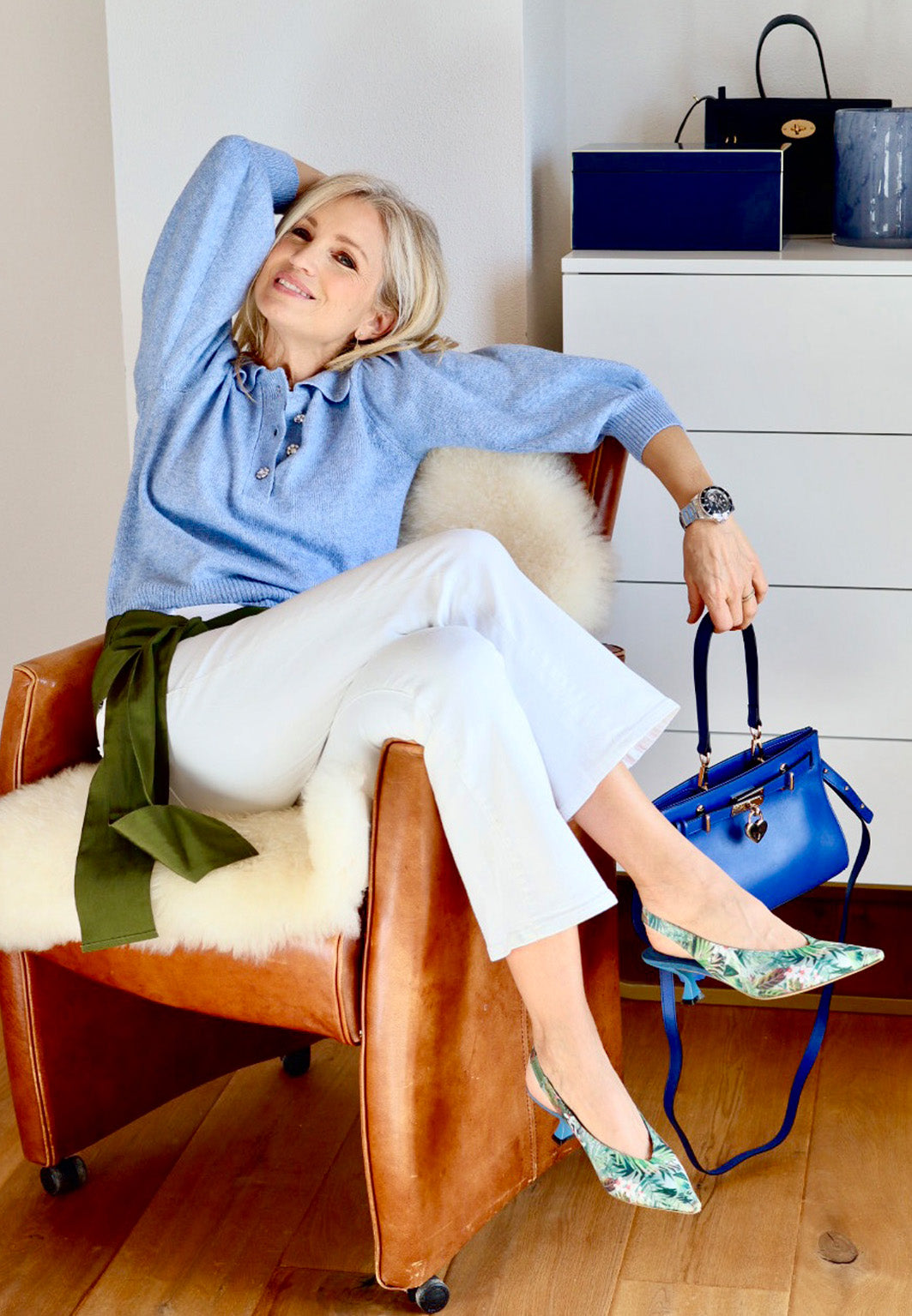 Summer Berry Tasche Königsblau