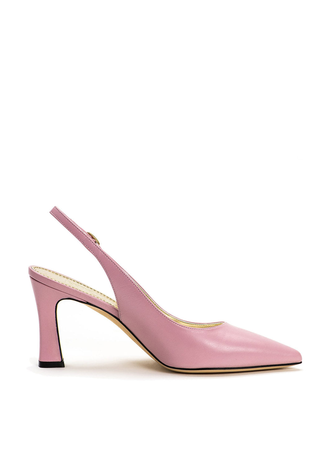 Slingback Pumps mit geschwungenem Absatz in Rosa