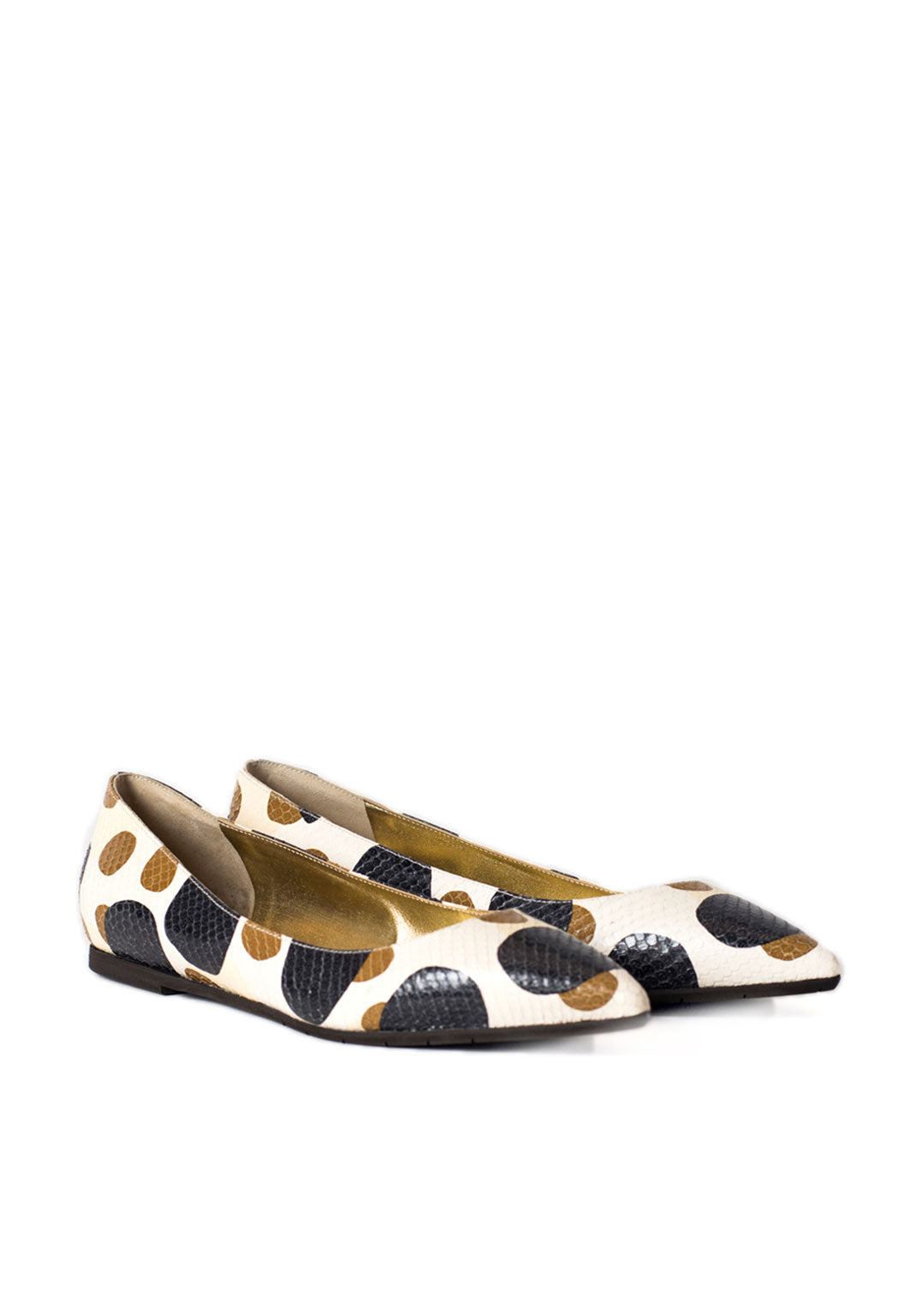 Ballerina Polkadot Leder