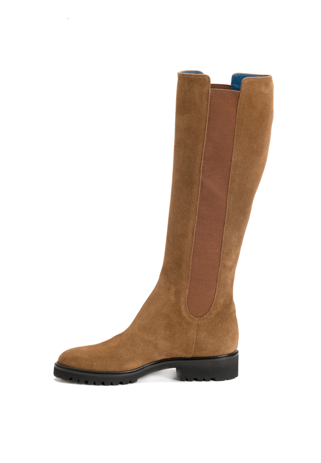 Stiefel in Camel aus Reversleder