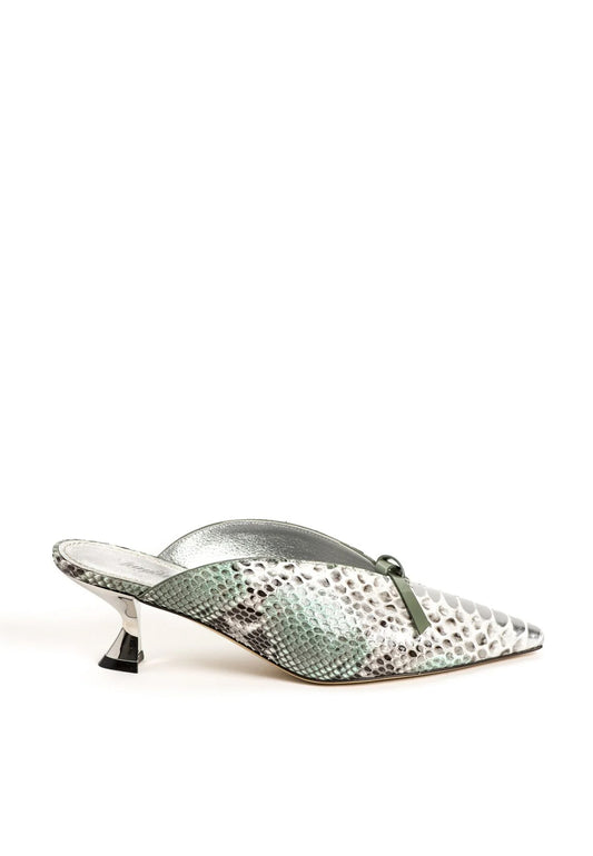 Pitone Mules in türkis