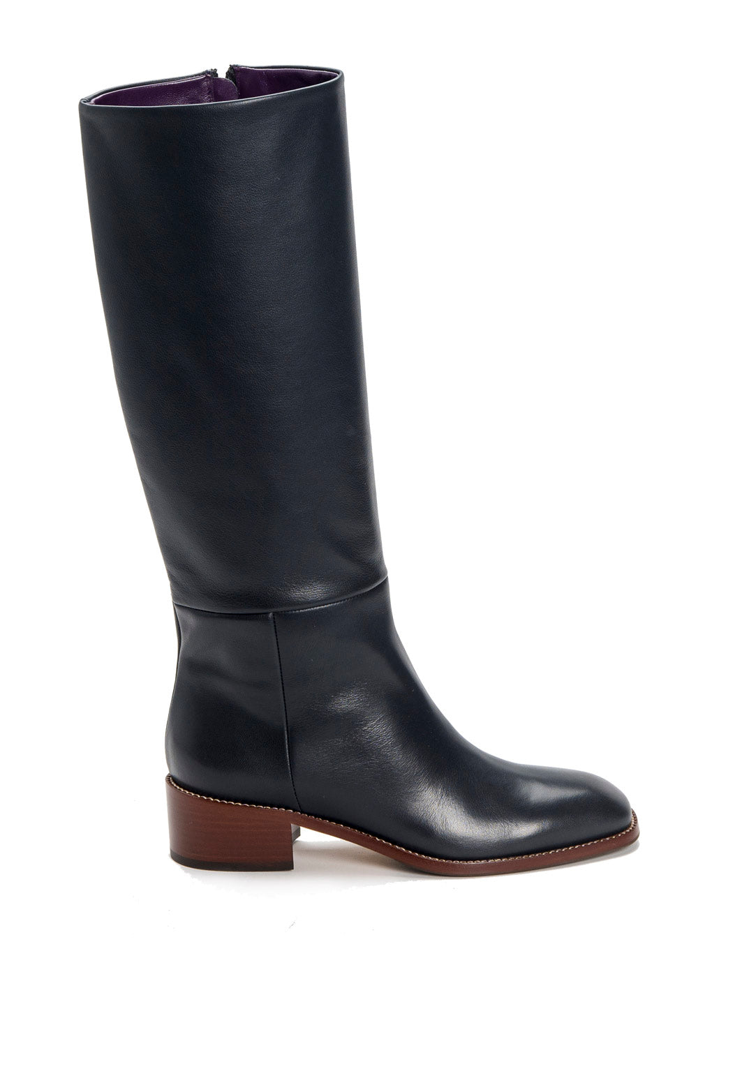 Schaftstiefel in Navy