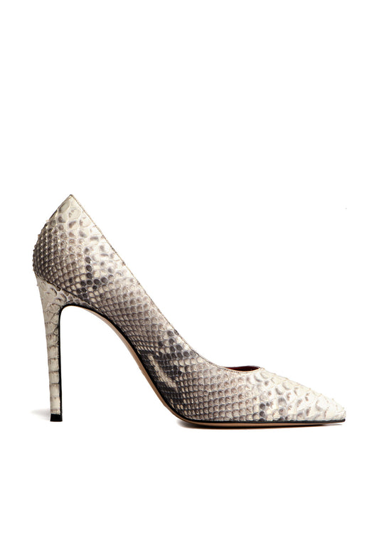 Pumps High Heel Python Roccia