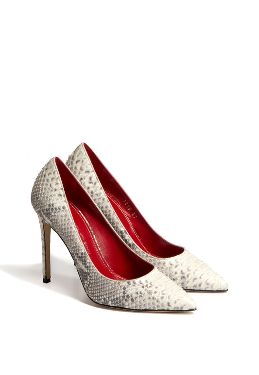 Pumps mit Stilettoabsatz in Pitone